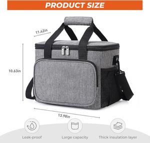 Sac à lunch isotherme grand format le plus vendu pour femmes et hommes, boîte à lunch thermique réutilisable pour le travail - Product Image 2