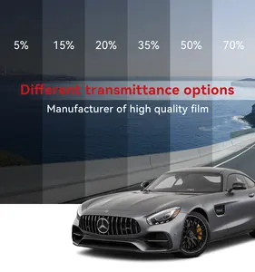 Gwf 2ply không có keo dư lượng chống UV kính chắn gió năng lượng mặt trời cửa sổ phim Nano gốm chịu nhiệt cửa sổ xe <span class=keywords><strong>Tint</strong></span> phim cho cửa sổ xe - Product Image 6