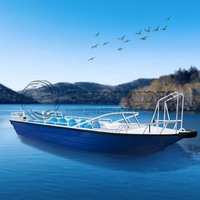Bateau de vitesse en aluminium de type ouvert 21,3 pieds 6.5m pour la location de centres de villégiature, la pêche et l'utilisation de taxis nautiques