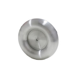 Ciondolo artigianale in acciaio inox e rame con calice paralume in ottone metallo filatura ciotola di miscelazione lamiera fabbricazione - Product Image 6