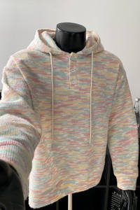 Sudadera con Capucha para Hombre, Estilo Urbano, Sin Cordones, Personalizable con Logotipo, Venta al Por Mayor 2026 - Product Image 2