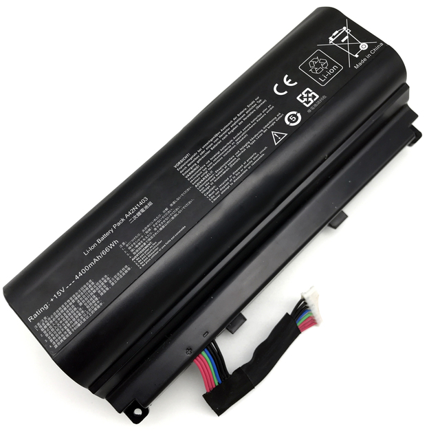 Replacement Laptop Battery 15V 4400mAh (66Wh) for ASUS   A42N1403  G751JY Series
