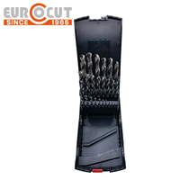 EUROCUT Forets à métaux de 1 à 10 mm HSS M2 Entièrement rectifiés Forets hélicoïdaux à tige droite