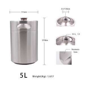 Barril de cerveza de 5 litros con grifo para regalo de Navidad - Product Image 6