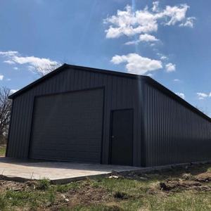 Garage préfabriqué Structure en acier Construction préfabriquée Atelier de construction <span class=keywords><strong>Hangar</strong></span> Structure en acier Entrepôt - Product Image 4