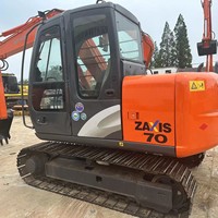 Offre Spéciale – Excavatrice Hitachi ZAXIS70 d'occasion à prix abordable, godet de 0,3 m³, mini-pelle ZX70, exportation vers le Sénégal, Afrique