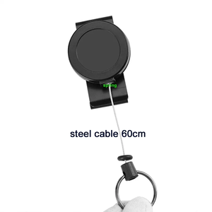 Ceinture télescopique créative Durable en alliage de Zinc, rotative à 360 degrés, porte-clés rétractable, porte-Badge de traction plus solide, support <span class=keywords><strong>Yoyo</strong></span> - Product Image 3