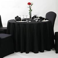 La meilleure qualité couleur personnalisée accepte des conceptions personnalisées élégante nappe ronde en lin bleu damassé pour un repas formel