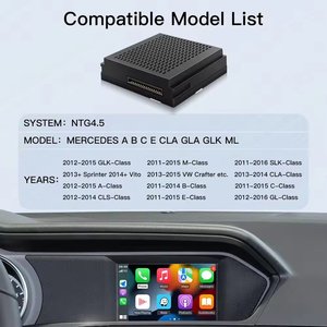 Carplay Inalámbrico para Mercedes Benz NTG 4.5 Sprinter Becker Interface CLS GLA SLK W246 W176 W212 W204 - Product Image 3