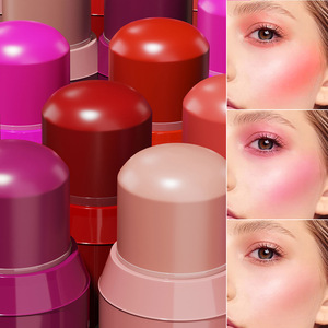 Impermeable Humedad de larga duración para mejillas Lápiz labial Sombra de ojos 6 colores Blush Stick Producto cosmético - Product Image 2
