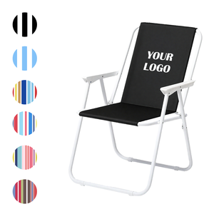 Silla de Camping Plegable Portátil de <span class=keywords><strong>Hierro</strong></span> para Exteriores, Venta al por Mayor de Fábrica, Diseño y Color Personalizados, Fácil de Transportar para Hoteles y Almacenes - Product Image 5