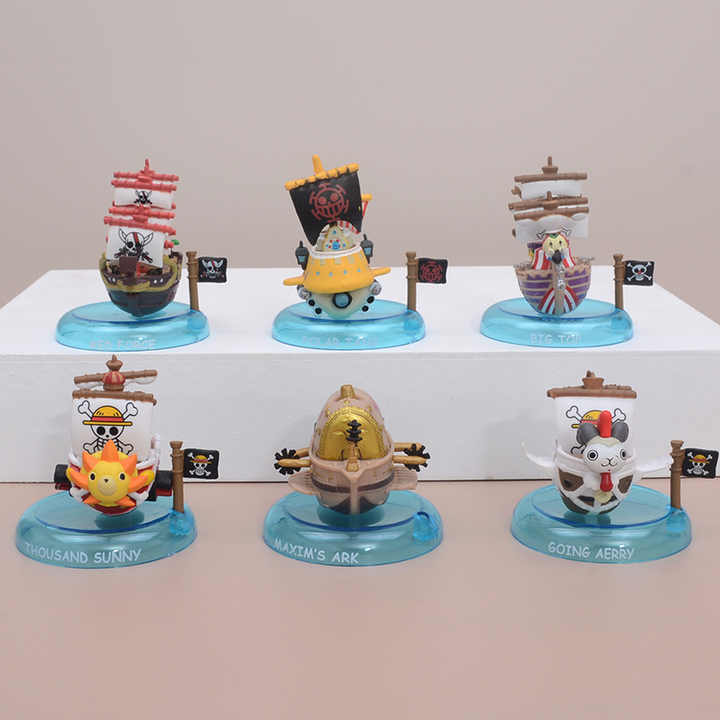 One Piece Thousand Sunny Going Merry PVC Action Figure Toy Collection Model  Gift