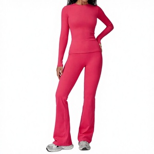 Tenues de sport Sunquest de haute qualité pour femmes, ensembles d'entraînement respirants, vêtements de fitness, shorts de yoga à taille élastique - Product Image 3