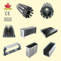Dissipateur thermique personnalisé Mapleleaf pour LED, plaque de dissipateur thermique en aluminium, dissipateur thermique extrudé en aluminium