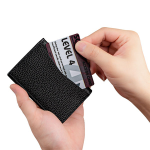 กระเป๋าใส่บัตรเครดิตหนังแท้ Yamo YM-6611 2026 ดีไซน์เรียบง่าย ใส่บัตรได้หลายใบ สำหรับธุรกิจ ใส่พาสปอร์ตได้ ไม่มีตัวล็อค - Product Image 6