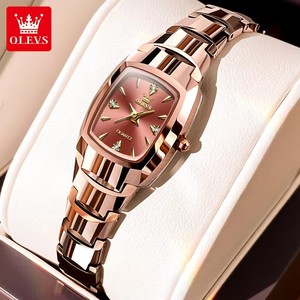 OLEVS 7006 Relojes de cuarzo originales de lujo Calendario dorado <span class=keywords><strong>original</strong></span> <span class=keywords><strong>Reloj</strong></span> de pulsera impermeable para mujeres y hombres Pareja Montre Relojes - Product Image 6