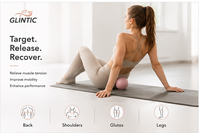 Balle de massage portable pour la relaxation des fascias, rouleau musculaire pour le soulagement des douleurs dorsales et cervicales, yoga, pilates, récupération physique