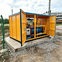 Stasiun Pengatur Tekanan Gas Alam CNG Siap Pakai (Turnkey) dengan Kabinet Skid Lengkap Sistem Kontrol Pengukuran 20MPA Inlet/0.2-0.4MPA