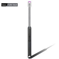Allumeur créatif portable en métal pour bougies et barbecues, rechargeable par USB, coupe-vent, flexible à 360°, vente en gros du fabricant