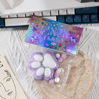 Nouveaux jouets anti-stress griffes de chat à presser, faits main DIY, pour filles, super grands, en TPR, texture boueuse, très esthétiques