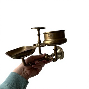 Vintage Style 100% Brass Easy To Clean Bathroom Accessories Set <b>Wall</b> <b>Mount</b> Italian <b>Toothbrush</b> Stand With Soap Dish & Tumbler - Product Image 1