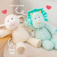 Ours en peluche à longues jambes, super doux, rembourré en coton PP, doudou, cadeau de confort pour bébé pour Halloween, vente en gros
