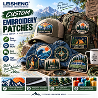 Écusson brodé personnalisé pour l'aventure, idéal pour les sacs à dos de voyage, le camping, les vestes en jean, les chapeaux et les accessoires