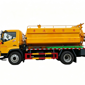 Manual transmission <b>suction</b> truck, equipped with a vacuum <b>pump</b>, used for septic tank <b>suction</b>, 12-wheel vacuum <b>suction</b> truck - Product Image 1
