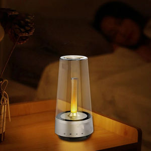 Haut-parleur Bluetooth sans fil avec lumières LED effet flamme, lampe d'ambiance portable pour extérieur, lampe respirante pour la décoration de la pièce - Product Image 2