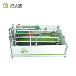 Nueva Cama de Parto para Cerdas DEBA Brother, Jaulas de Gestación, Varilla de Acero Galvanizado en Caliente, Rodamiento de Acero Inoxidable SST304, 1 Año de Garantía, para Granja - Product Image 2