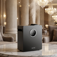 Diffuseur d'arômes commercial sans eau 5000 CBM pour hôtel, machine à parfum électrique WiFi à commande tactile en métal pour hall d'hôtel et aéroport