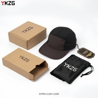 Gorra Minimalista de 5 Paneles, Gorra de Campamento Personalizada, Gorra de Nylon Impermeable, Gorra de Béisbol Urbana con Correa Ajustable