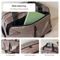 Sac de voyage minimaliste et élégant pour le week-end, sac de sport à bandoulière avec poignée de transport, léger et professionnel