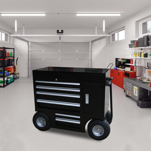 Nhỏ 42 Inch 6 Ngăn Kéo Xe Đẹp Công Cụ Di Động Tủ Xe Đẩy Công Nghiệp Khóa Trung Tâm - Product Image 5