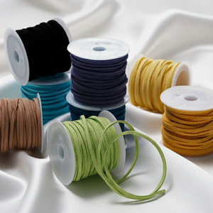 Cordón de Gamuza de 5 Metros, Cuerda de Piel de Ciervo, Material para Hacer Pulseras y Joyería DIY, Venta al por Mayor, Tamaño Pequeño, Suministro para Manualidades, Origen Yiwu - Product Image 3