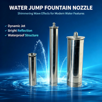 Boquilla de fuente de agua danzante con efecto de onda brillante de acero inoxidable Dashuofountain, moderna y comercial para estanques de parques