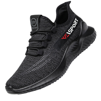 Chaussures de marche et de randonnée pour hommes respirantes, vente en gros du fabricant, chaussures décontractées de course à pied, design en maille, confortables, printemps, été, automne