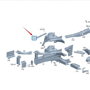 OEM 2066281300 sinistra supporto <span class=keywords><strong>paraurti</strong></span> per <span class=keywords><strong>Mercedes</strong></span> Benz <span class=keywords><strong>classe</strong></span> C W206 - Product Image 3