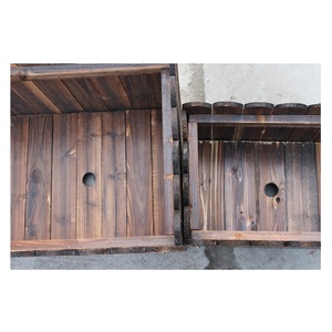 Làm Bằng Tay Hàng Rào Hình Dạng Bằng Gỗ Hoa Trồng Bằng Gỗ Hình Chữ Nhật Hộp Trồng Ngoài Trời Vườn Nhà Máy Hoa Nồi - Product Image 4