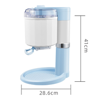 Machine à glace et yaourt glacé électrique entièrement automatique pour la maison, mini-machine à fruits pour enfants, pour faire soi-même des glaces et sorbets maison