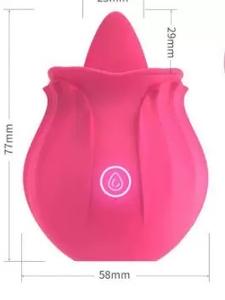 Juguete de rosa para mujeres, juguetes estimuladores para chupar y lamer, masajeador Personal, vibrador de rosa, Juguetes sexuales para vagina y pezones femeninos - Product Image 2
