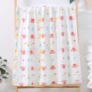 Popular Wholesale Custom 110*110 cm 100% Cotton <b>Muslin</b> Swaddle Wrap <b>Baby</b> Blanket - Product Image 1