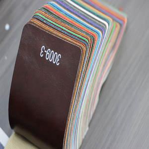 0,8mm Retro Rexine cuero aceite cera piel estilo Vintage Pvc cuero sintético para sofá muebles silla tela de cuero de imitación - Product Image 3