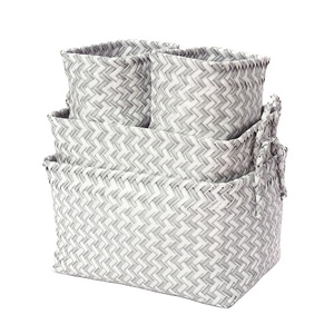 Cestas organizadoras tejidas SPYRO, cesta clasificadora de escritorio para dormitorio - Product Image 1