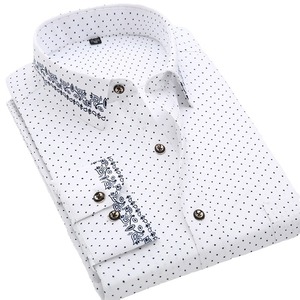 Nueva <span class=keywords><strong>Camisa</strong></span> Casual <span class=keywords><strong>a</strong></span> <span class=keywords><strong>Cuadros</strong></span> para Hombre, Estilo Coreano, Cuello Cuadrado, <span class=keywords><strong>Manga</strong></span> <span class=keywords><strong>Larga</strong></span>, Corte Entallado, Estampada, Combinable con Todo - Product Image 1