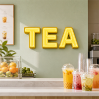 Enseigne lumineuse 3D LED personnalisée OEM en acier inoxydable brillant, logo mural solide pour studio, magasin commercial, publicité intérieure, décoration