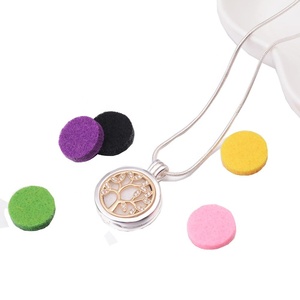Nuovo Design Tree of Life Pendente Diffusore Aromaterapia Profumo <span class=keywords><strong>Collana</strong></span> Medaglione X36N20 - Product Image 5