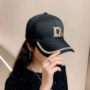 Casquette de baseball ajustable de haute qualité en gros avec logo en strass pour femmes - Product Image 5