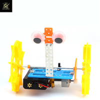 Vente flash - Jouets STEAM - Kit de robot DIY pour enfants - Science éducative - Ingénierie - Construisez votre propre robot - Ensemble d'expériences