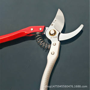 Mountain Wisteria Pruning Shears 45mm Blade Sk-5 Carbon Steel Red White Handle <b>Butterfly</b> Structure For Fruit Tree <b>Gardening</b> - Product Image 2